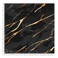 Tkanina  wzór marmur, ławeczka tapicerowna.