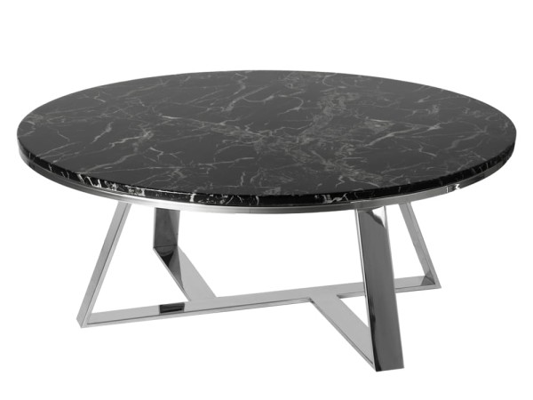 Okrągły stolik kawowy.