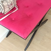 Pikowane siedzisko w stylu glamour od HouseBerry.