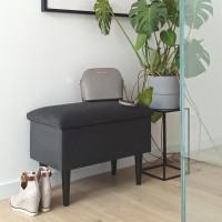 Nowoczesna ławeczka z siedziskiem.