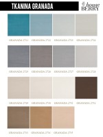 Próbnik tkaniny GRANADA
 - wybierz idealny kolor, jeśli chcesz otrzymać większe zdjęcia próbnika - Napisz do nas.