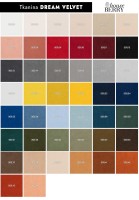 Tkanina DREAM VELVET - wybierz idealny kolor, jeśli chcesz otrzymać większe zdjęcia próbnika - Napisz do nas.
