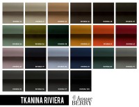 Tkanina RIVIERA - wybierz idealny kolor, jeśli chcesz otrzymać większe zdjęcia próbnika - Napisz do nas.