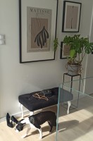 Aranżacja przedpokoju w stylu glamour.