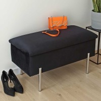 Pufa z pojemnikiem na buty - przechowuj obuwie w modny sposób.