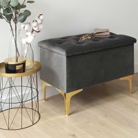 Szafka na buty z siedziskiem welurowym.