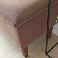 Pufa do siedzenia z funkcją przechowywania.