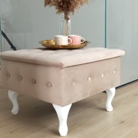 Puf glamour do eleganckiego wnętrza