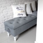 Skrzynia pikowana 2x KOŁATKA otwierana schowek siedzisko AMORE/PLUSZ